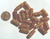 18mm 20 Ridged Caramel Tortoise Tubes